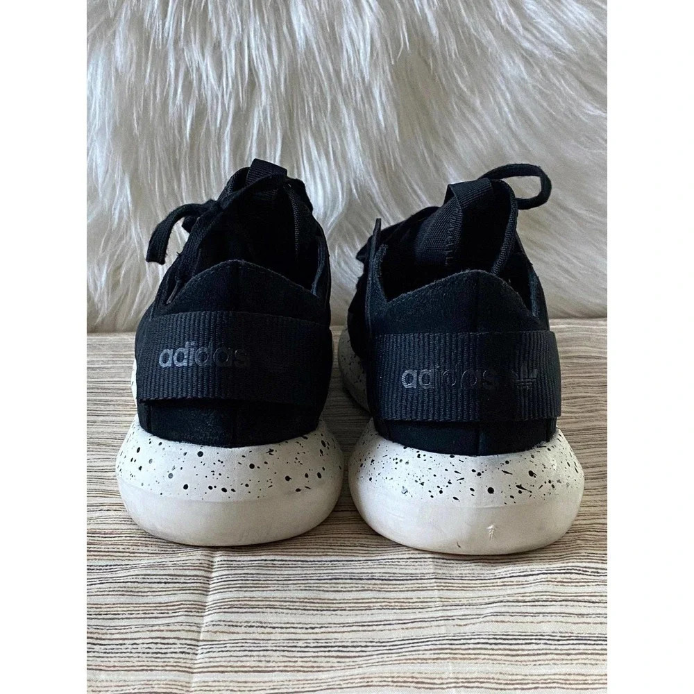 Adidas Tubular Men's PYV Male Size US 6.5 Black White Athletic Lace-Up Sneakers - Picture 5 of 12